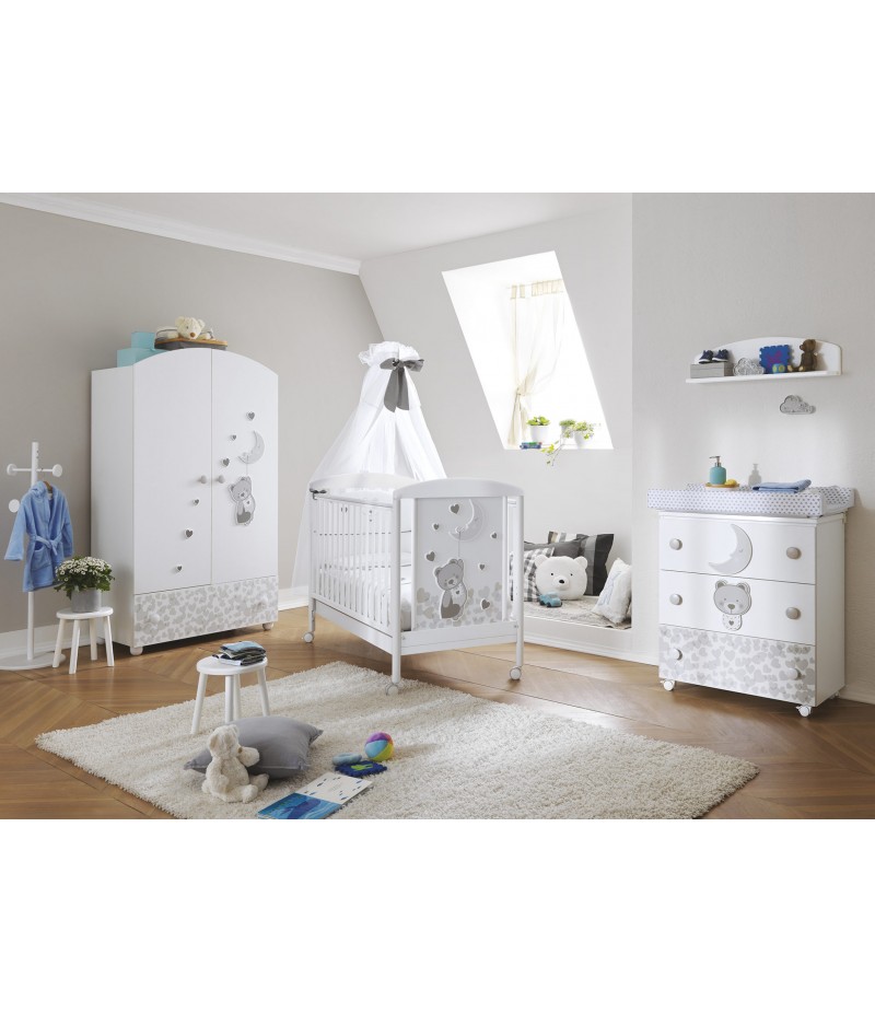 CAMERETTA PALI MOON BIANCO GRIGIO